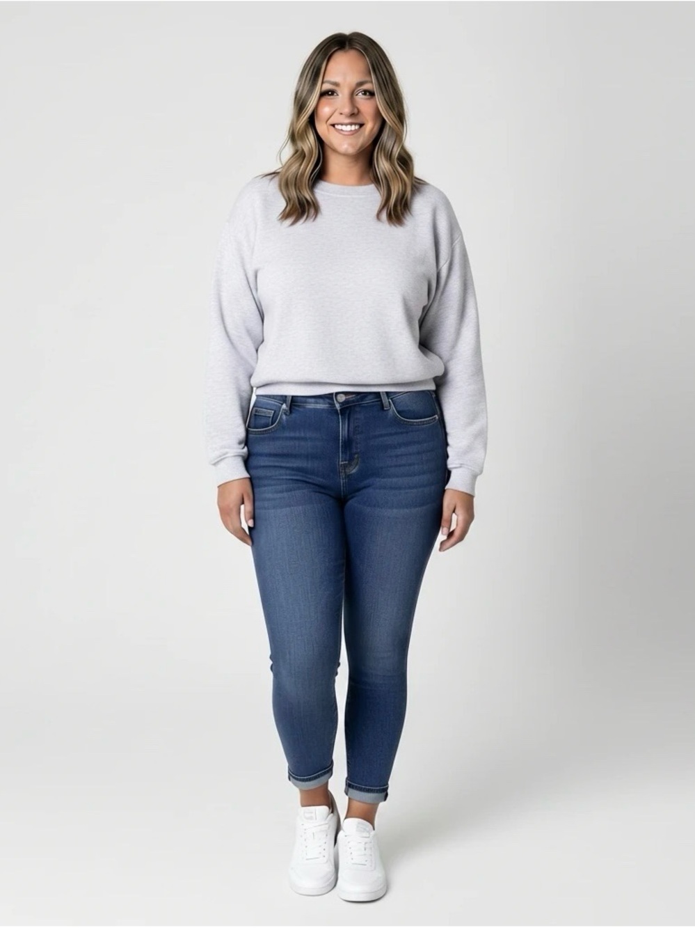 Better Together Light Gray Crewneck Sweatshirt- Womens XL